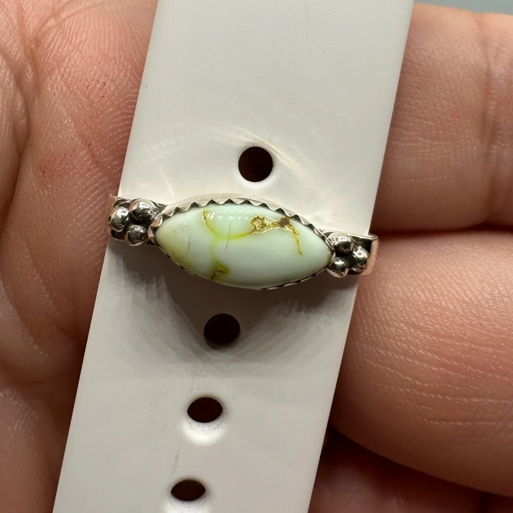 ⌚Palomino Turquoise Sterling Silver 925 Watch Band Charm Handmade Apple iWatch